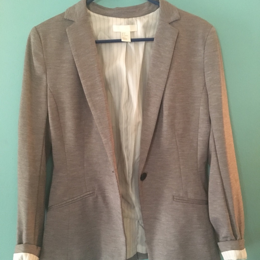 H&M grey blazer